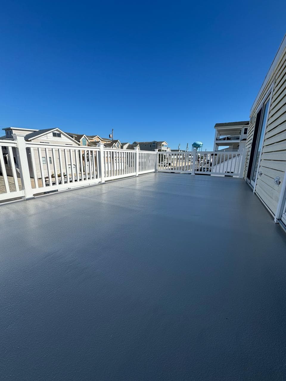 sea isle city nj fiberglass deck reglass resurfacing after — full membrane renewal