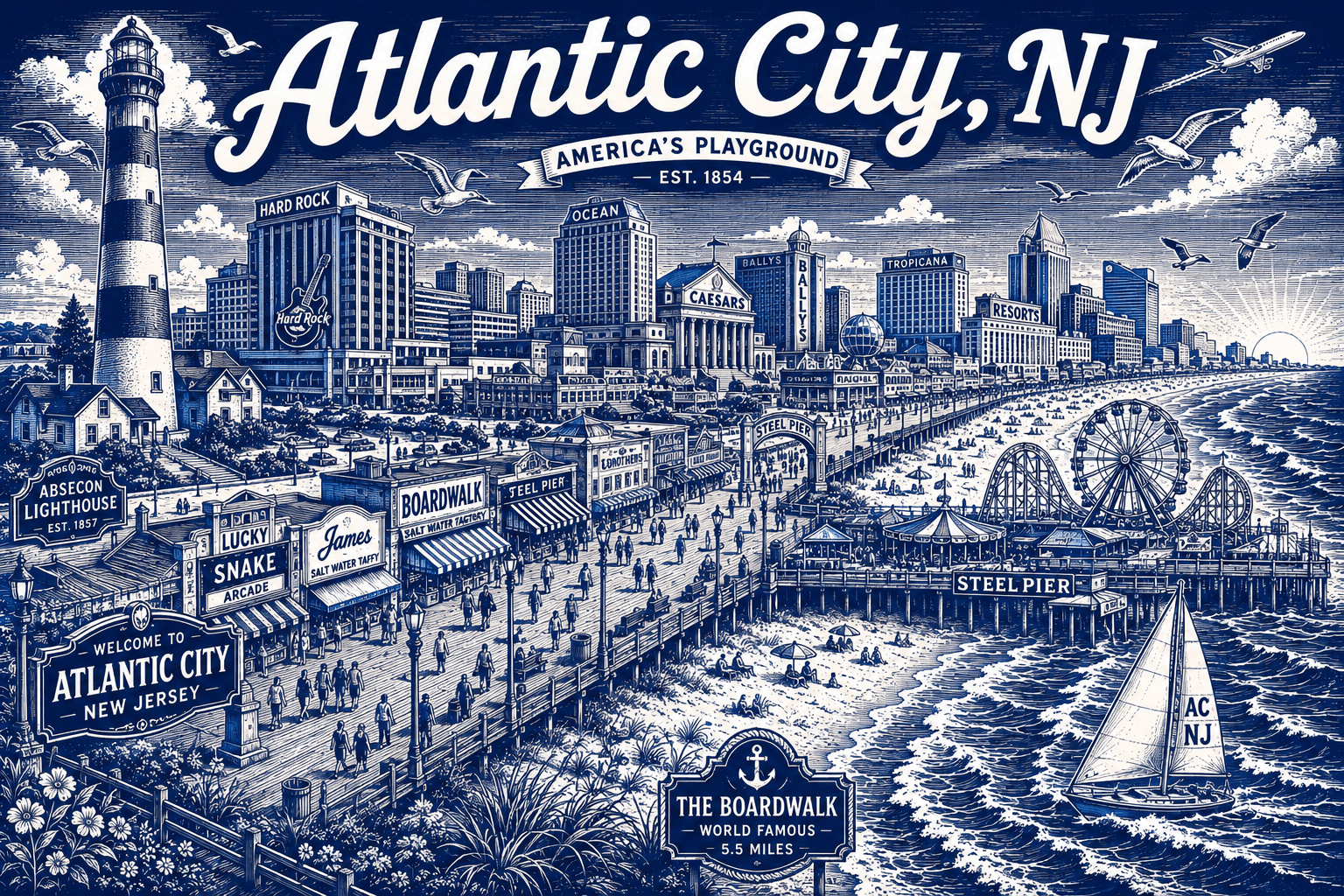 Atlantic City NJ fiberglass deck service area