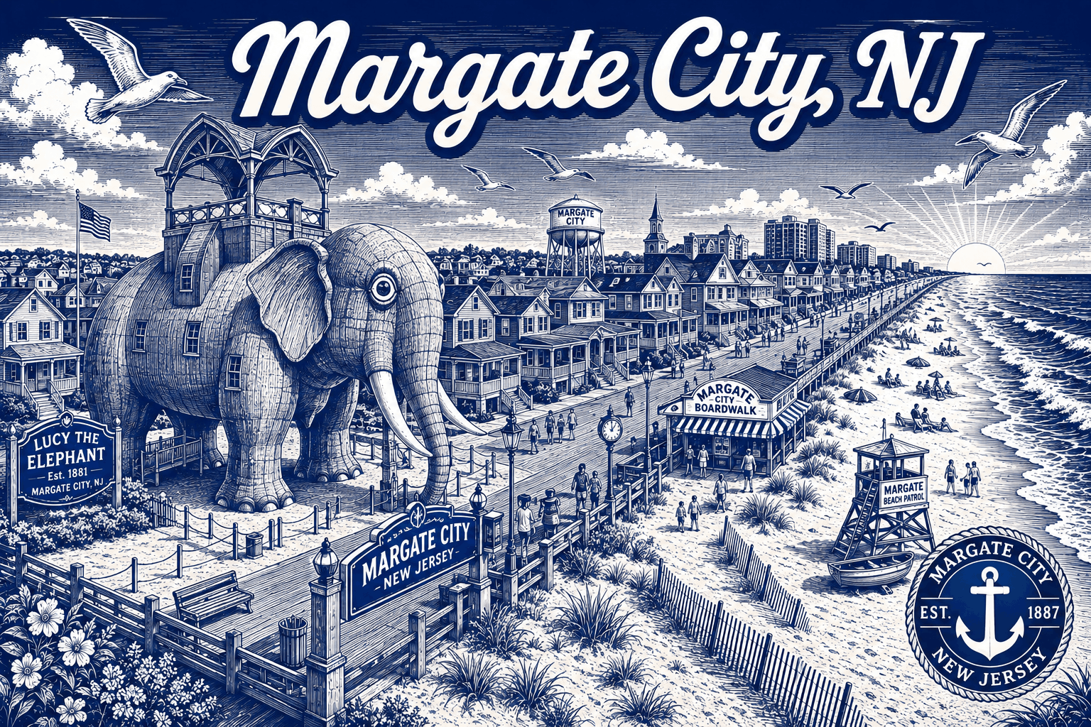 Margate City NJ fiberglass deck service area