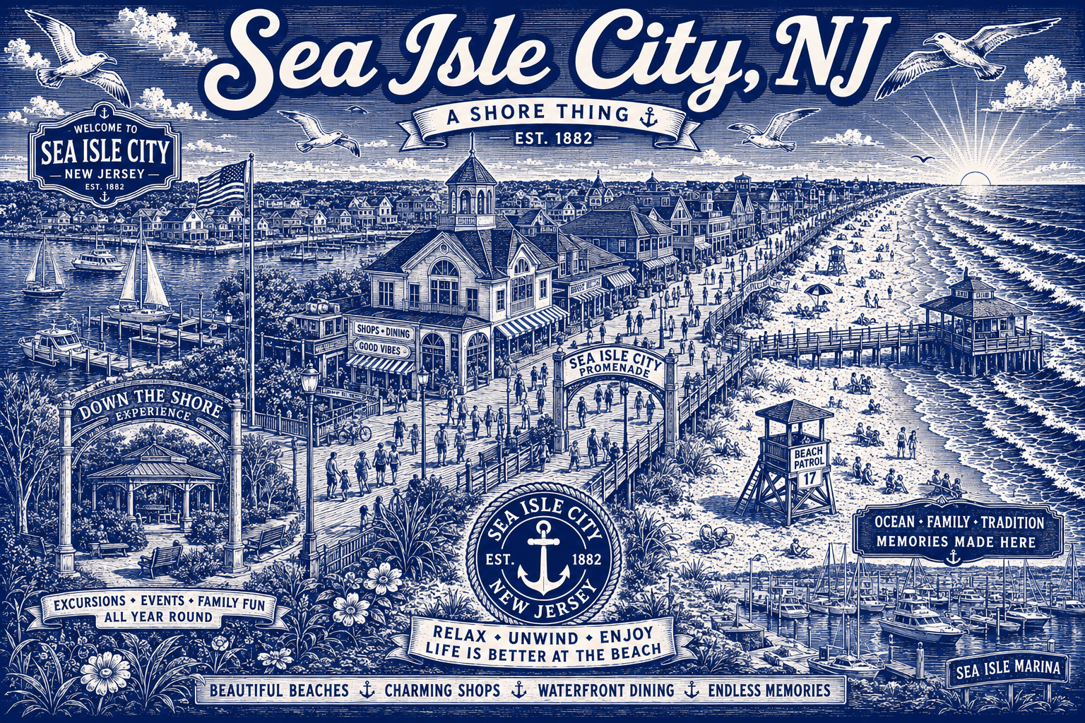 Sea Isle City NJ fiberglass deck service area