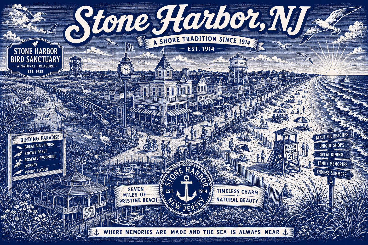 Stone Harbor NJ fiberglass deck service area